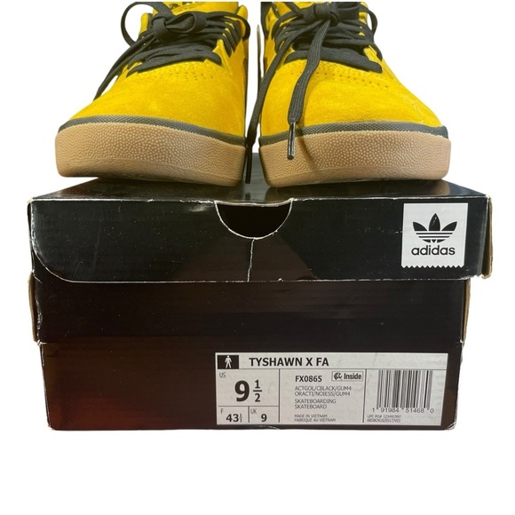 Adidas Tyshawn F*ckin Awesome sneakers. Yellow & black. Brand new! Size 9.5M. main image 3